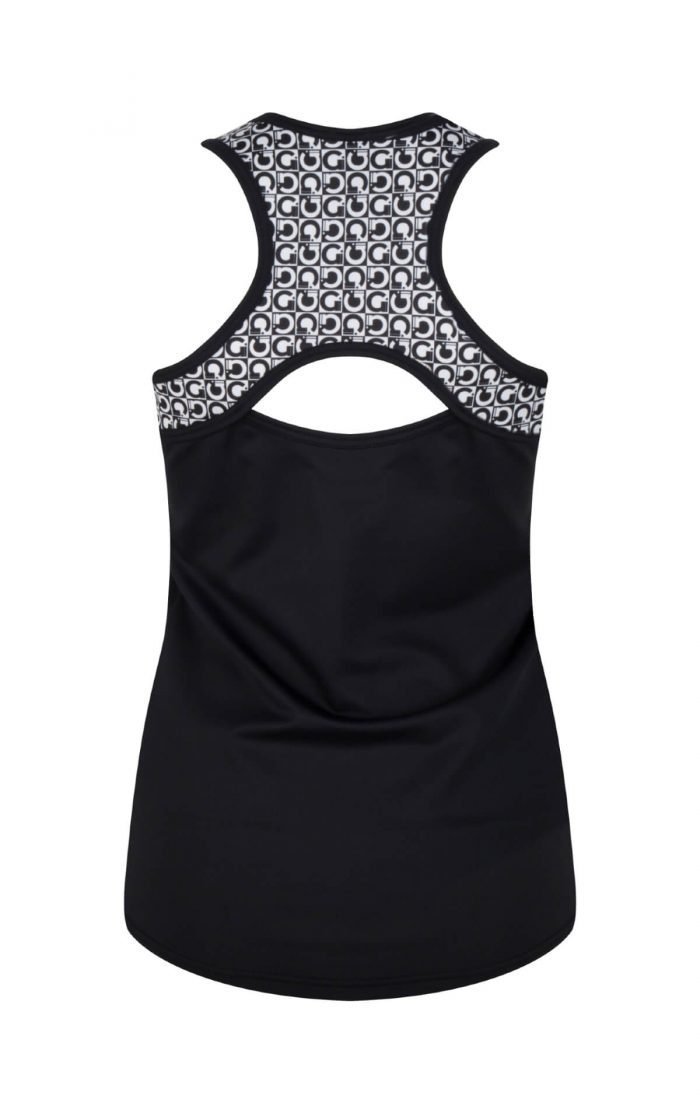 Dames Fitnesstop Zwart Print Gd31006pr